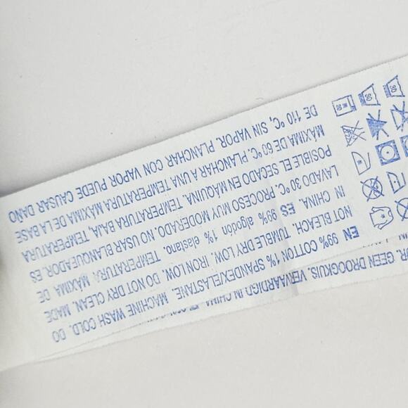 Forever 21 Corduroy Mini Skirt 30 M Nude Stretch Button Preppy Twee Y2K 70s - Picture 7 of 7